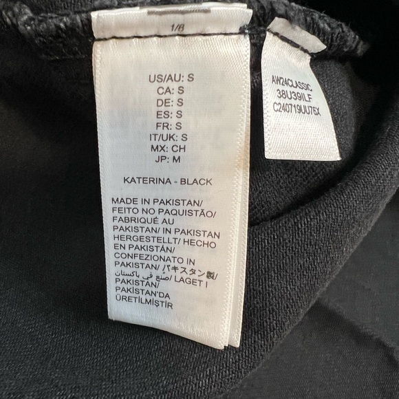 NWT! The Drop Black Denim Katerina Button-Up Long Sleeve Dress. Size Small. - Picture 8 of 12